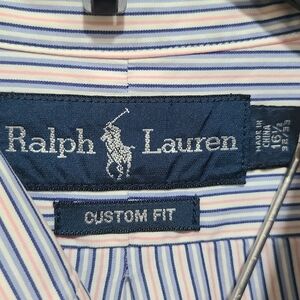 Ralph Lauren 16 1/2 32/33 Shirt Stripes Polo Business Casual Formal Dress Medium
